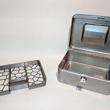 cash box voronoi tray home 3d print model - Mito3D
