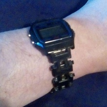 casio wristwatch band clock 3d print model - Mito3D