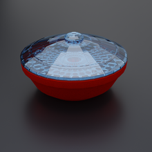 casserole bowl high poly 3d print model - Mito3D