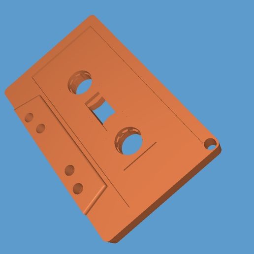 cassette musique ancien joueur dj 3D print model - Mito3D