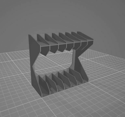 cassette tape stand music 3d print model - Mito3D