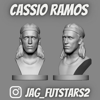 Cassio football buste corinthiens psv guilde Jeu futbol futebol Football 3d print model - Mito3D