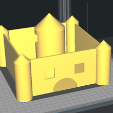 castillo castle 3d print model - Mito3D
