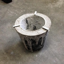 fundición pedestal molde metal 3d print model - Mito3D