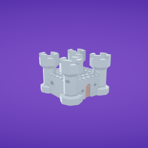 castle architecture 3D print model - Mito3D