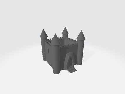 castello edifici strutture 3d print model - Mito3D