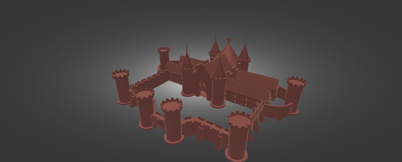 castillo arquitecto 3d print model - Mito3D