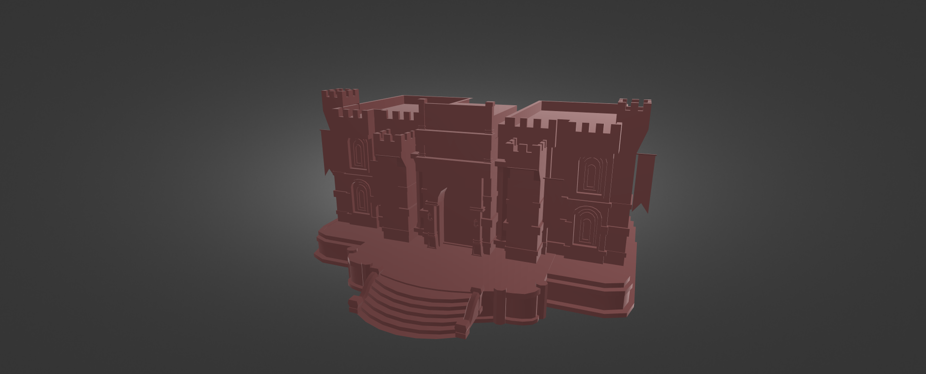 castle architect 3D print model - Mito3D