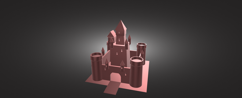 Schloss Architekt 3d print model - Mito3D