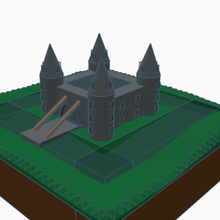 castle architecture art toy model 3d print model - Mito3D