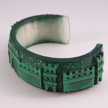 castello bracciale gioielli 3d print model - Mito3D