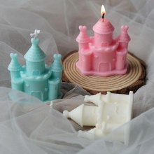 castle candle art heart mold fashion 3d fort silicone 3d print model - Mito3D
