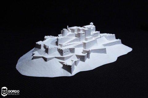 kale Cardona ispanya mimari barcelona bina oyun Ortaçağa ait strateji arazi kule Avrupalı Avrupa masaüstü Catan dönüm noktası Katalonya Castillo mini dünya miniworld3d 3d print model - Mito3D