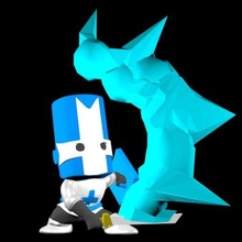 castelo crasher azul Hielo vídeo juegos jogos 3d print model - Mito3D