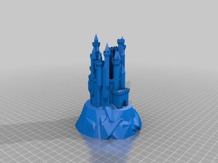 castle elyse customized buildings structures 3d print model - Mito3D