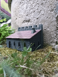 Schloss Fort Waffenkammer Pack ch teau fort Gebäude Wall realistisch Konstruktion Spiel Modell Diorama Mitte Alter Versammlung Zuhause Haus 3d print model - Mito3D