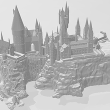 kale Hogwarts mimari Harry çömlekçi 3d print model - Mito3D