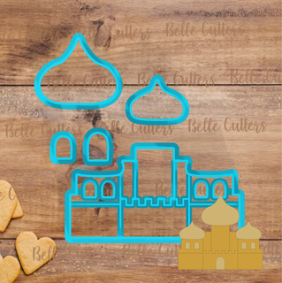castello gelsomino taglierina casa taglierinafondente fondente biscotto formine per biscotti galletitas 3d print model - Mito3D