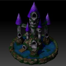 castle lake 3d print model - Mito3D