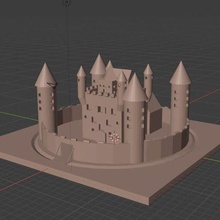 Schloss Treffen 3d print model - Mito3D