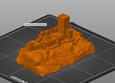 castle santa catalina jaen Architecture parador landscape mountain 3d print model - Mito3D