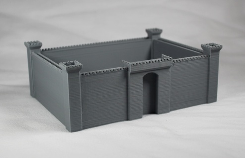 castelo Sabonete prato bandeja armazenamento caixa construção antigo organizador medieval arquitetura estrutura casa 3d print model - Mito3D