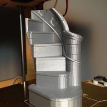 el castillo de las escaleras varios la arquitectura playset espiral escalera 3d print model - Mito3D