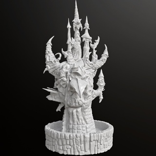 Château stl 3d print model - Mito3D