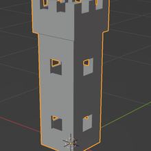 castle tower architecture 3d print model - Mito3D