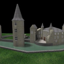 château l'architecture 3d print model - Mito3D