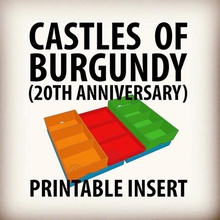 castelli della borgogna 20 ° anniversario di set-up play inserire gioco inserto giochi da tavolo ravensburger stefan feld 3d print model - Mito3D