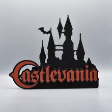 castlevania 3d modular logo lettering art videogames games fanart 3d print model - Mito3D