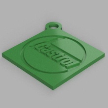 castrol logo keychain 3d print model - Mito3D