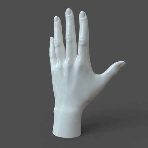 casual mulher modelo de mão f1p1d0v1hand vários humanos feminino braço 3D print model - Mito3D
