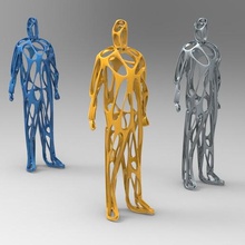casualnoid Kunst Veranstalter Kunst-Figur Humanoide 3d print model - Mito3D