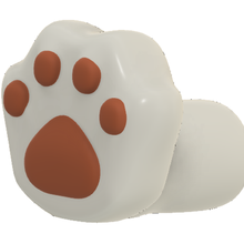 gato de la palma mano juego a los animales cat 3d print model - Mito3D