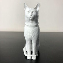 cat pose viso arte gatto 3d print model - Mito3D