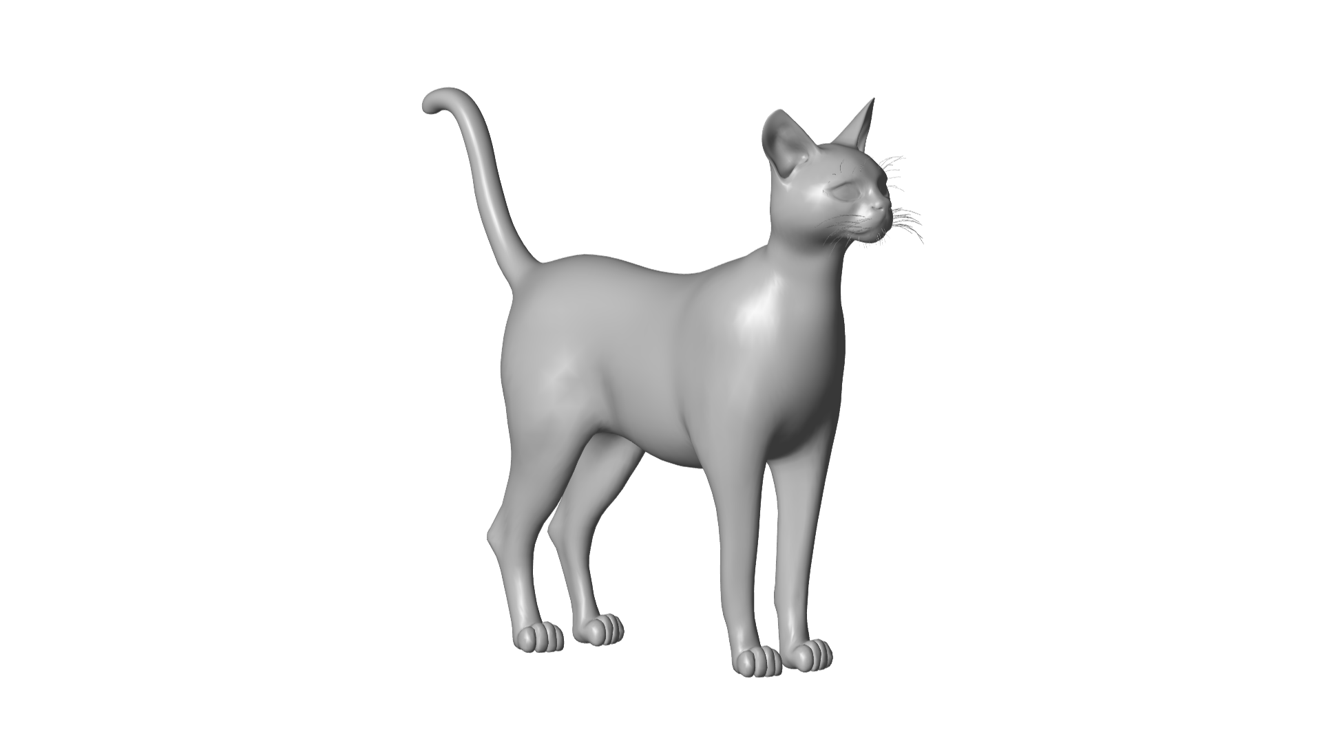 cat 3D print model - Mito3D