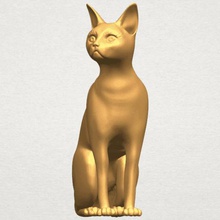 gatto 01 various car chair tree table sofa character game exterior human interior people girl house miniatures figurines sculpture animal zoo mammal dog 3d print model - Mito3D