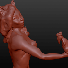 cat a arte os amantes kitty mouse amor casal o personagem escultura 3d print model - Mito3D