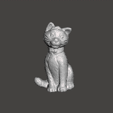 gatto arte animale animali mascotte 3d print model - Mito3D
