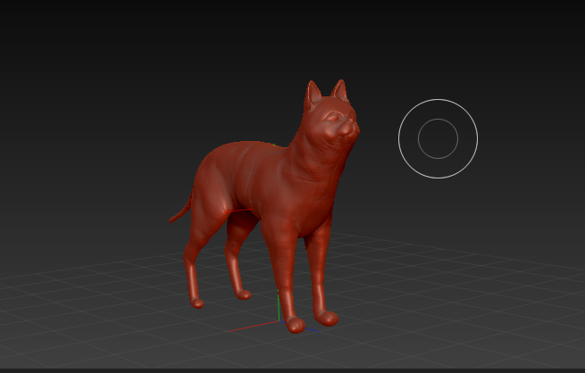 gatto animale domestico mascotte 3D print model - Mito3D