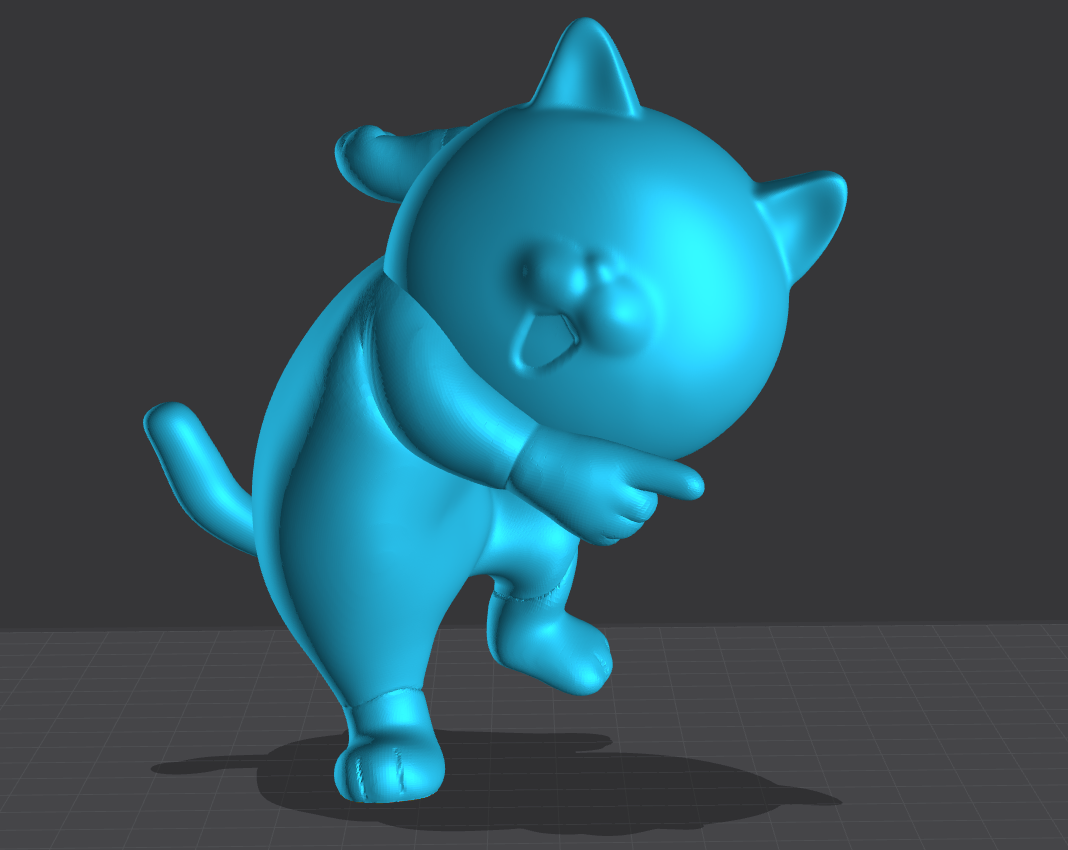gato jogos engraçado 3D print model - Mito3D