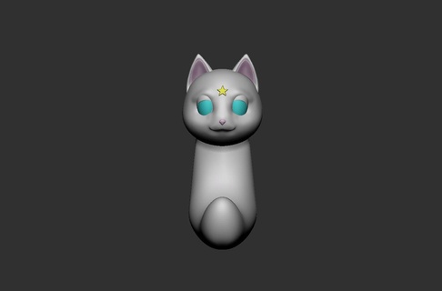 kedi 2 duvar kulaklık ayakta durmak Kulp destek 3d print model - Mito3D