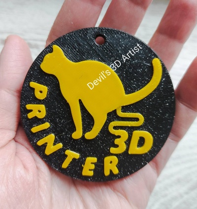 gato 3d impressora chaveiro joalheria bugiganga charme pingente gatinha gatinho animal pata miau 3dprinter 3dprinting 3d print model - Mito3D