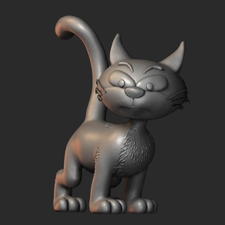 kedi Azrail şirin mavi gargamel köy golodo açgözlü şaka joker Şirinler Şirine 3d print model - Mito3D