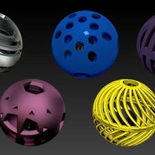 cat ball toy x5 models 3d print model - Mito3D