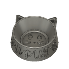 cat bowl home 3d print model - Mito3D