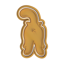 cat butt cookie cutter commercial version 3d print model - Mito3D