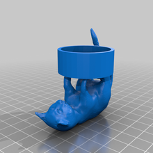 chat bougie sculptures 3d print model - Mito3D